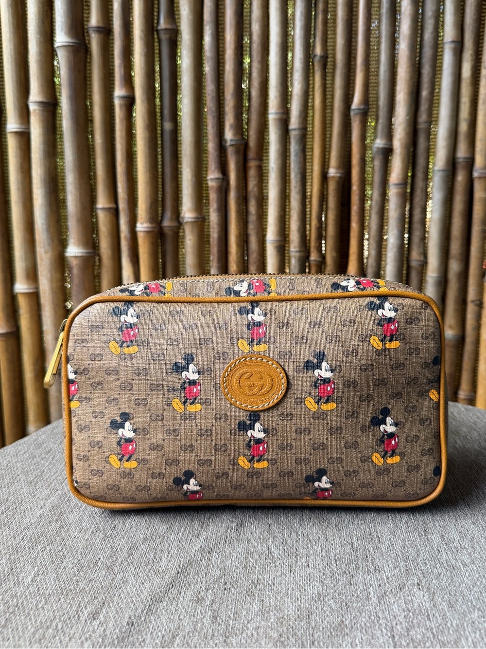 GUCCI  Disney Collab Mini GG Supreme Belt bag body bag Canvas
